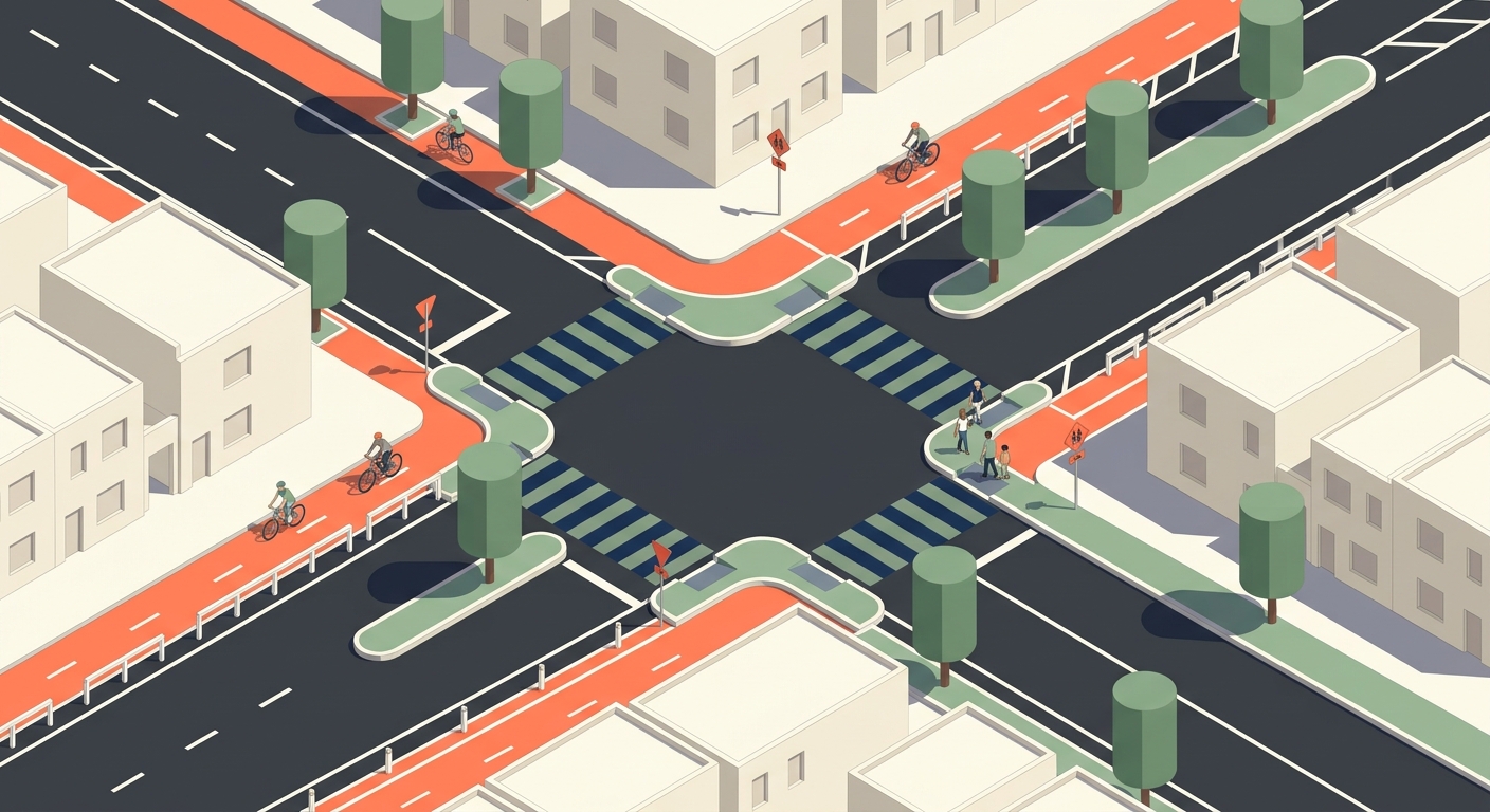 Los Angeles Getting Protected Bike Lanes and Safer Crossings on Cesar Chavez Street