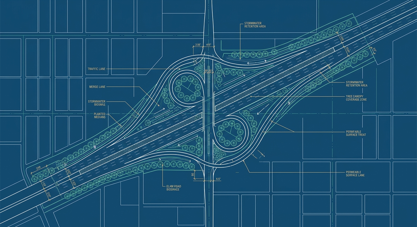 Balch Springs Turning Its I-635 Interchange Into a Green Corridor