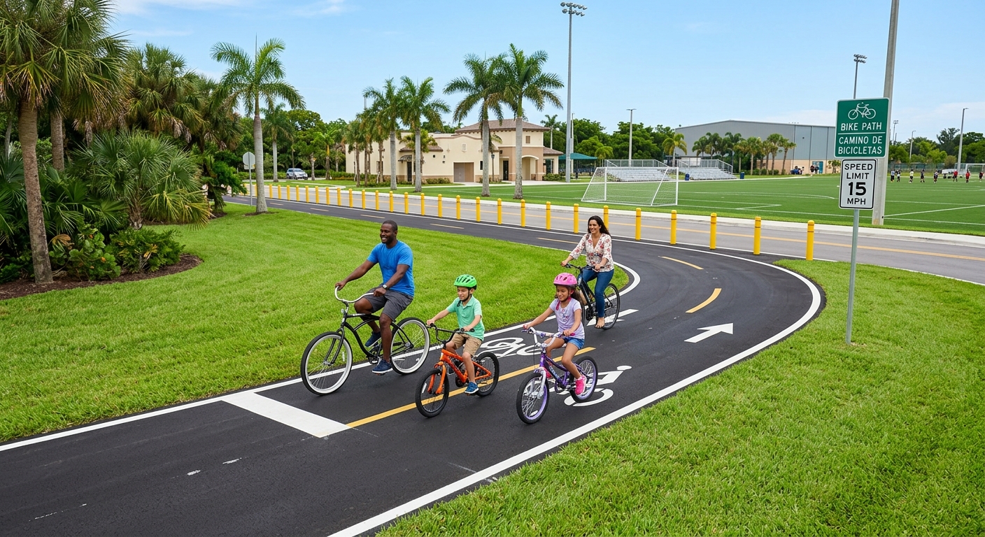 Miami Gardens Getting New Bike Path at Flagship Recreation Complex