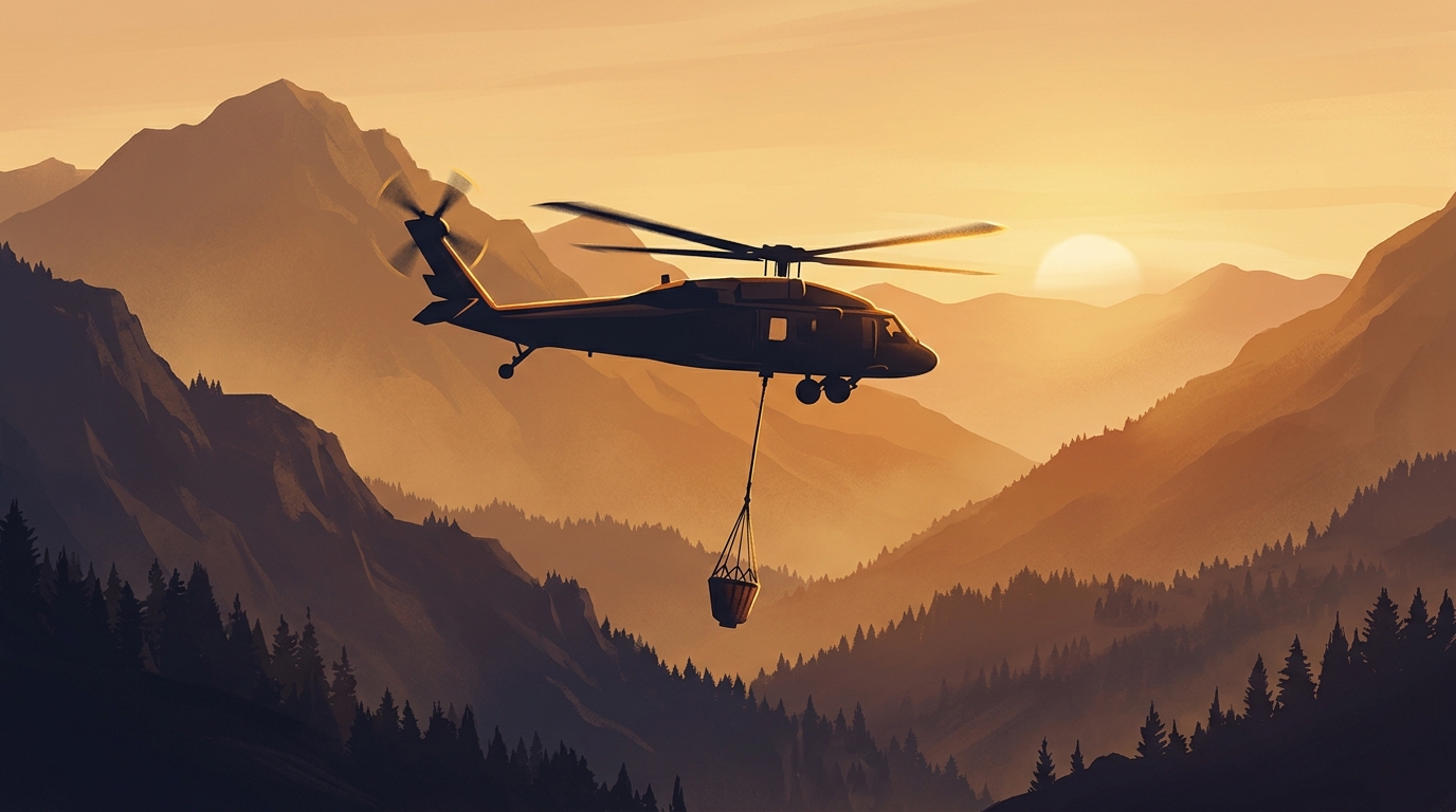 Montana Locking In Heavy Firefighting Helicopter Before Wildfire Season Begins
