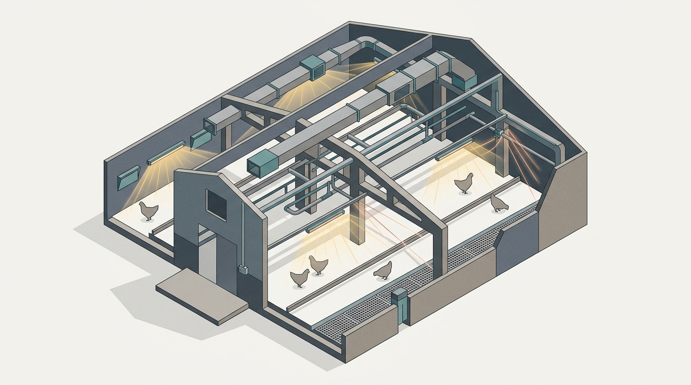 Indiana University Developing UV Light Shield Against Avian Flu on Midwest Farms