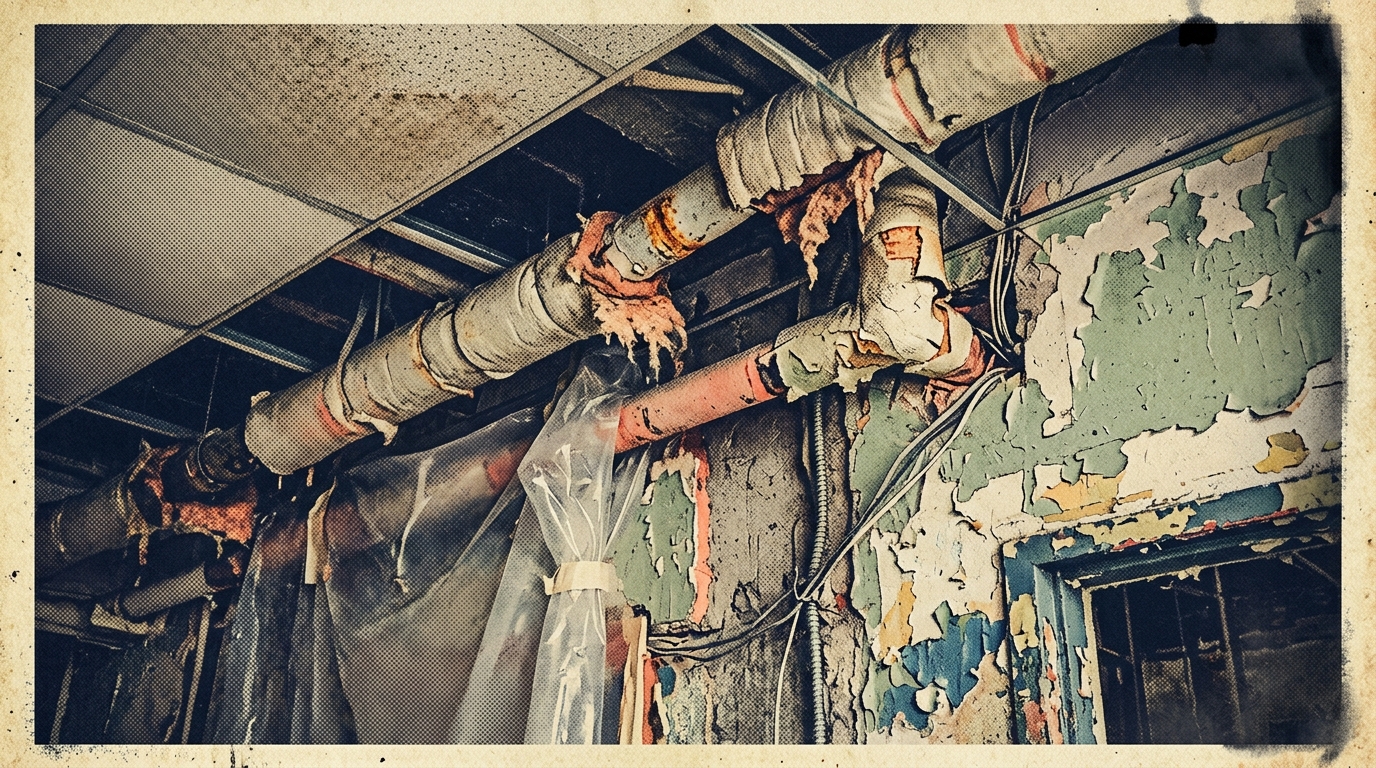 City Tech's Brooklyn Campus Is Finally Gutting Asbestos From a Building Built When It Was Legal