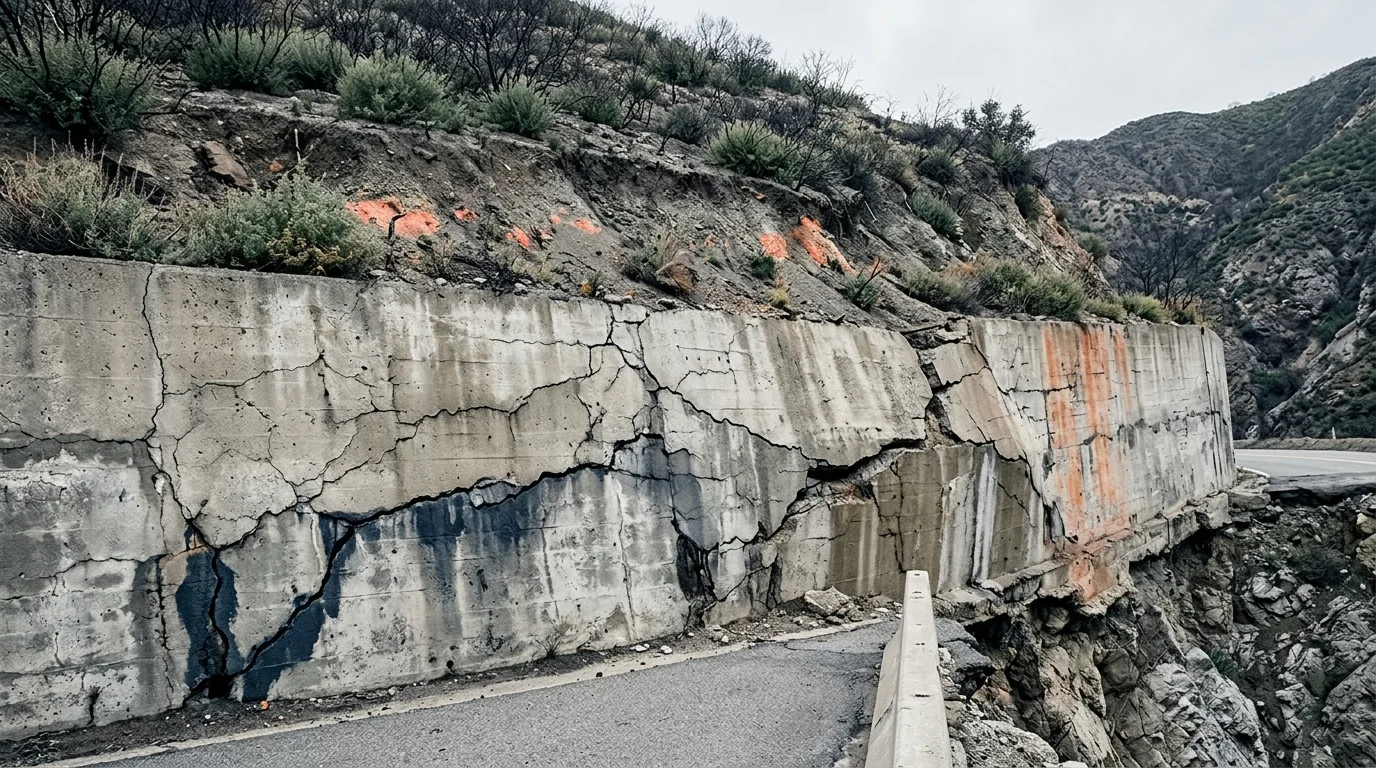 LA Moving Fast to Fix Failing Hillside Wall Near Pacific Palisades