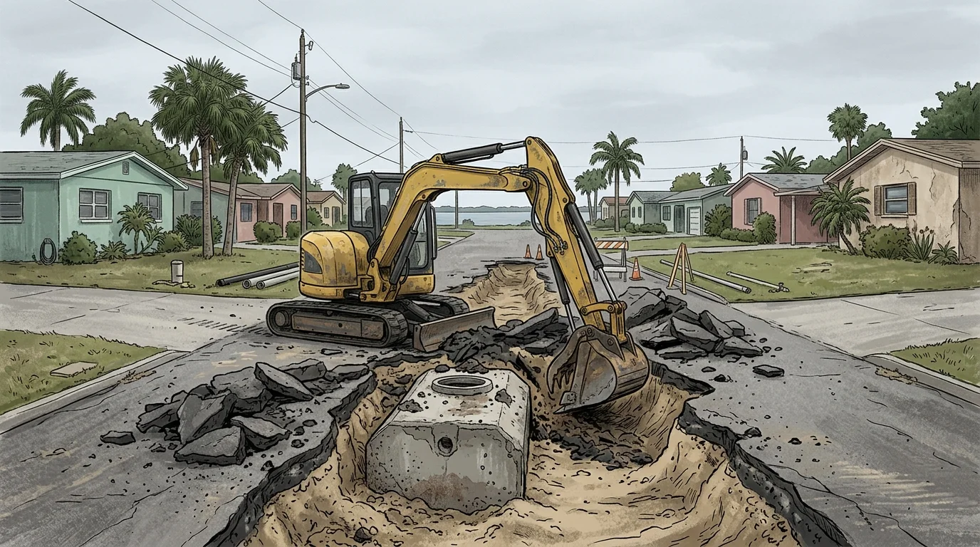 Brevard County Begins Tearing Out Septic Systems Along the Indian River Lagoon
