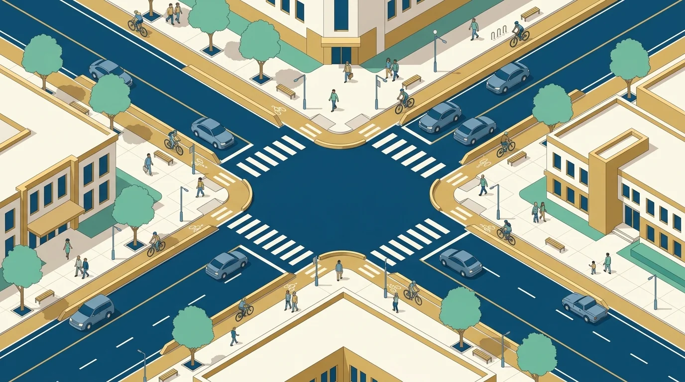 Harrisonburg Adding Sidewalks and Protected Bike Lanes Near JMU Campus