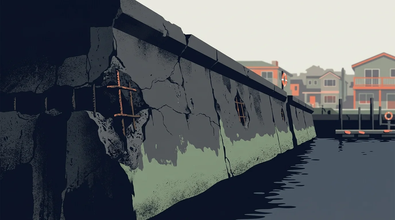 Salem Rebuilding Crumbling Seawall That Guards Flood-Prone Waterfront