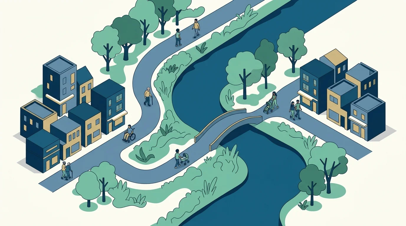 Georgia Community Building Wheelchair-Accessible Riverside Trail to Link Neighborhoods