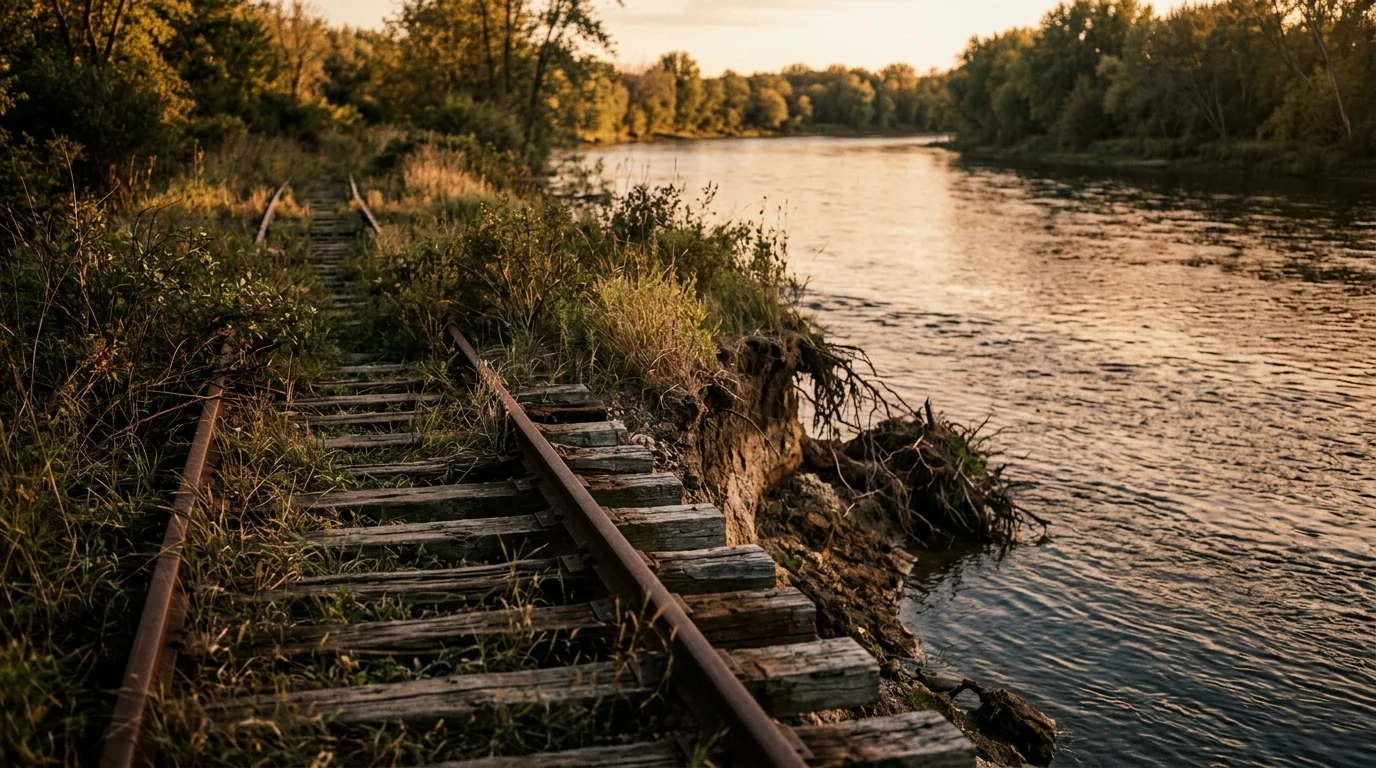Rockford Turning Abandoned Rail Corridor Into Riverside Trail While Fixing Eroding Riverbanks