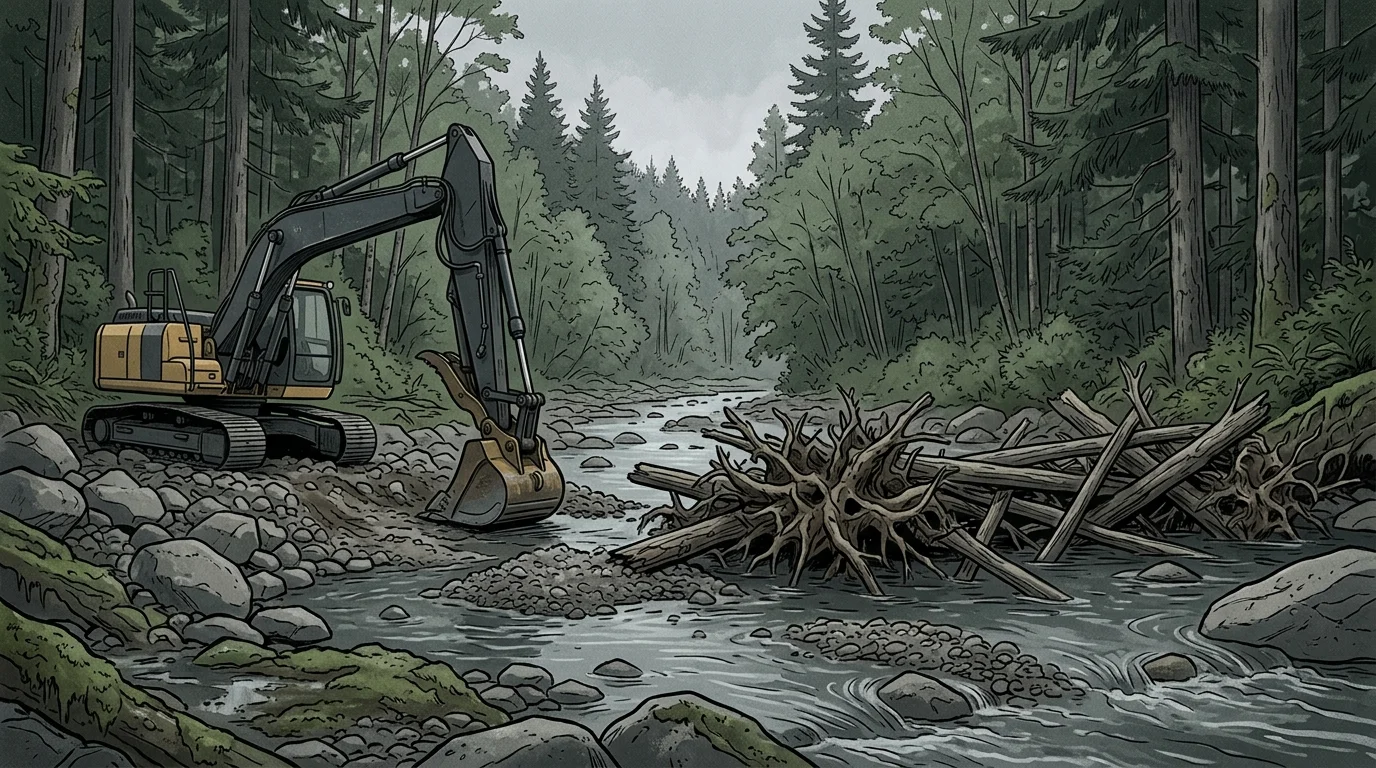 Trout Unlimited Is Rebuilding Salmon Habitat on a Remote Olympic Peninsula Stream