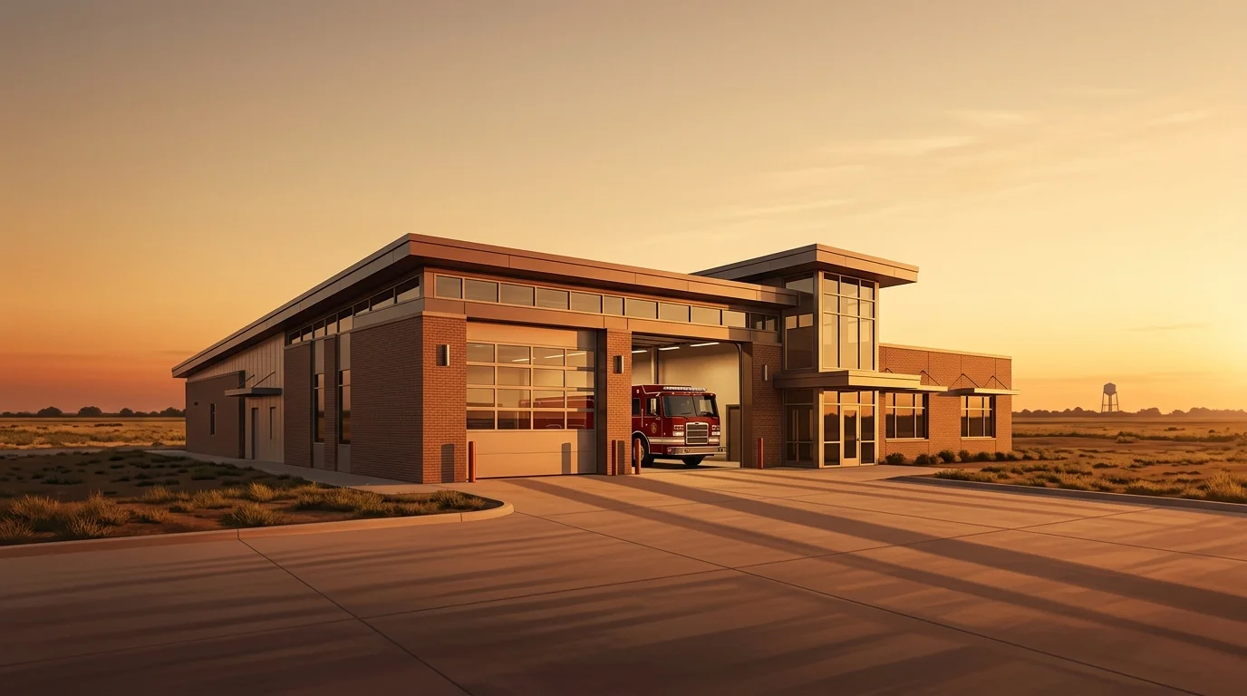 Krum, TX Building First Combined Fire, Police and EMS Headquarters