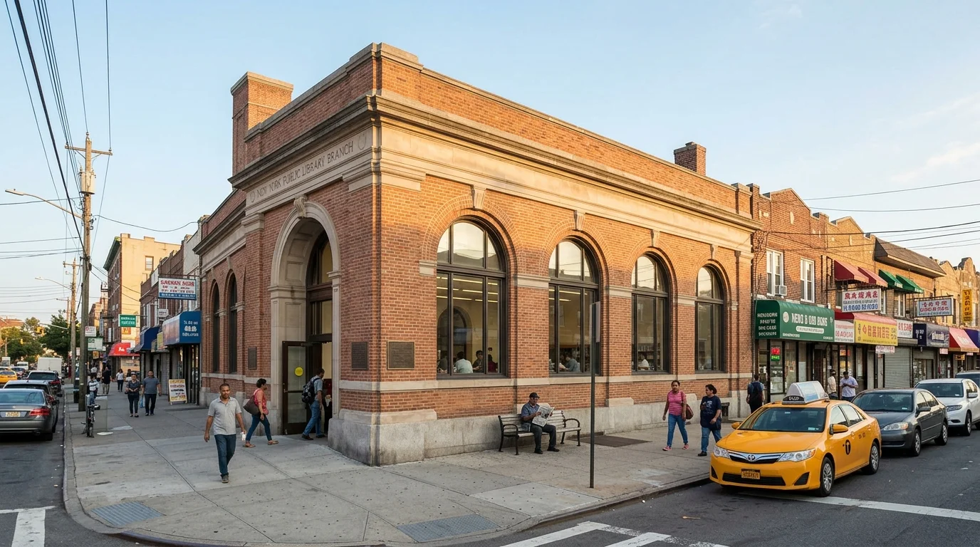 Brooklyn's New Utrecht Library to Get Affordable Housing on Top in Major Rebuild