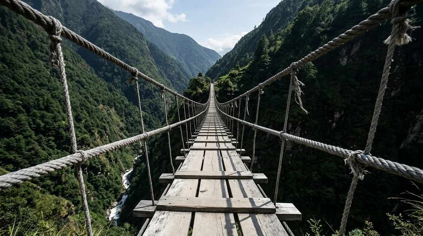Himachal Pradesh Builds Rope Bridge to Connect 2 Cut-Off Mountain Villages