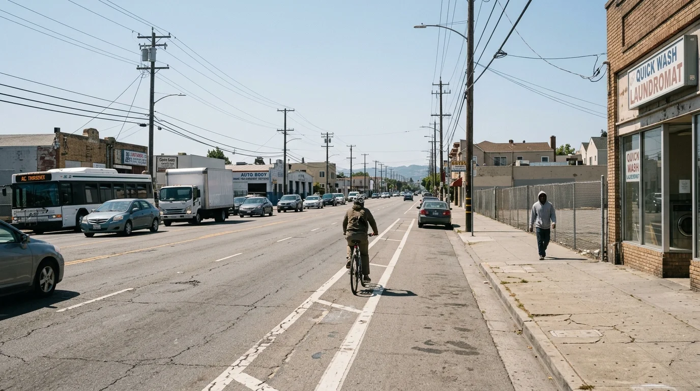Oakland Redesigning East 12th Street With Protected Bike Lanes and Traffic Calming
