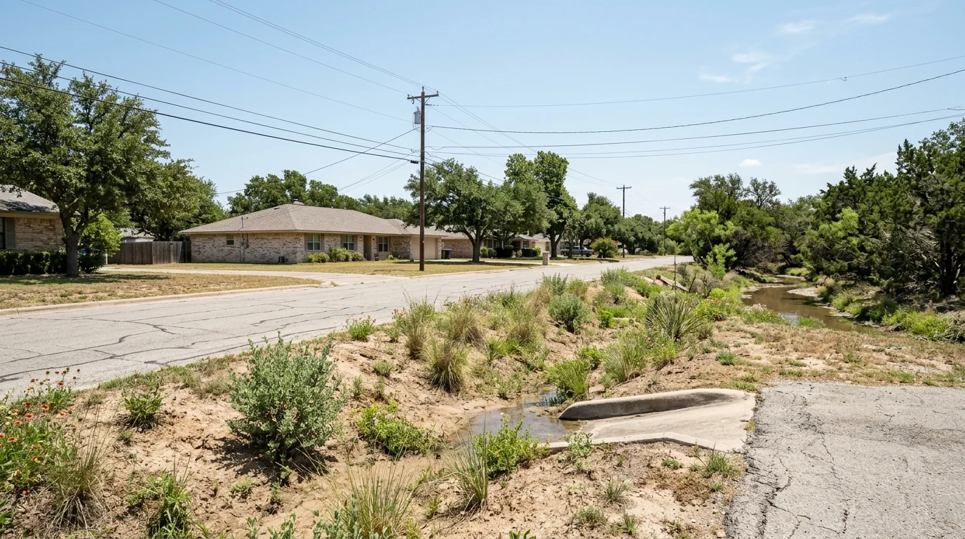 Nolanville Bets on Rain Gardens to Tame Runoff and Clean Up Nolan Creek