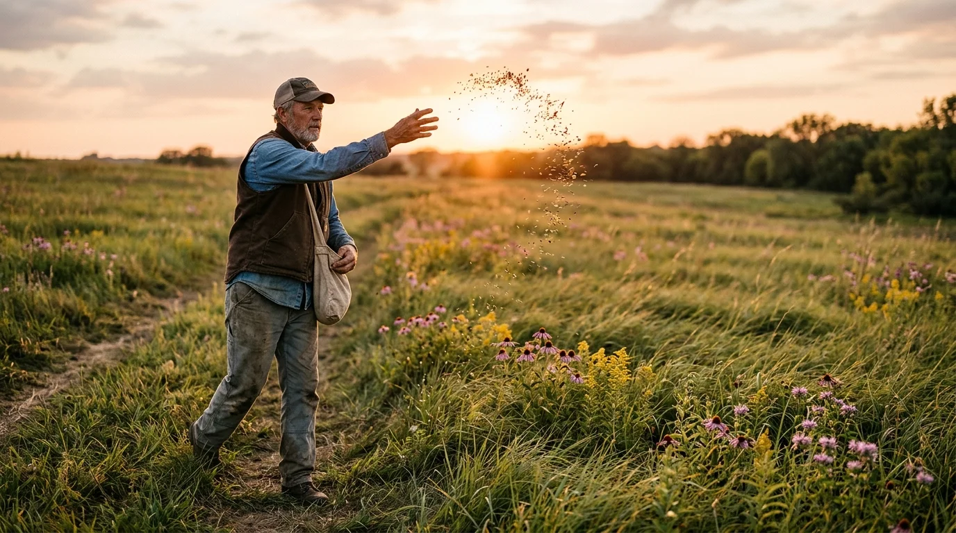 State Turns to Local Farmers to Restore Abandoned, Degraded Lands with Native Seeds