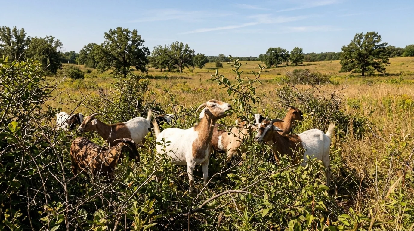 Minnesota DNR Is Sending Goats to Glacial Lakes State Park to Fight Invasive Brush