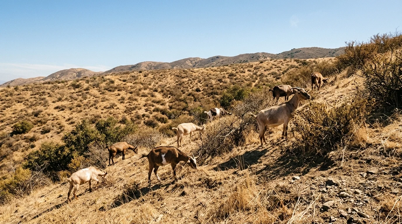 A Parks Department Is Turning to Livestock to Cut Wildfire Risk