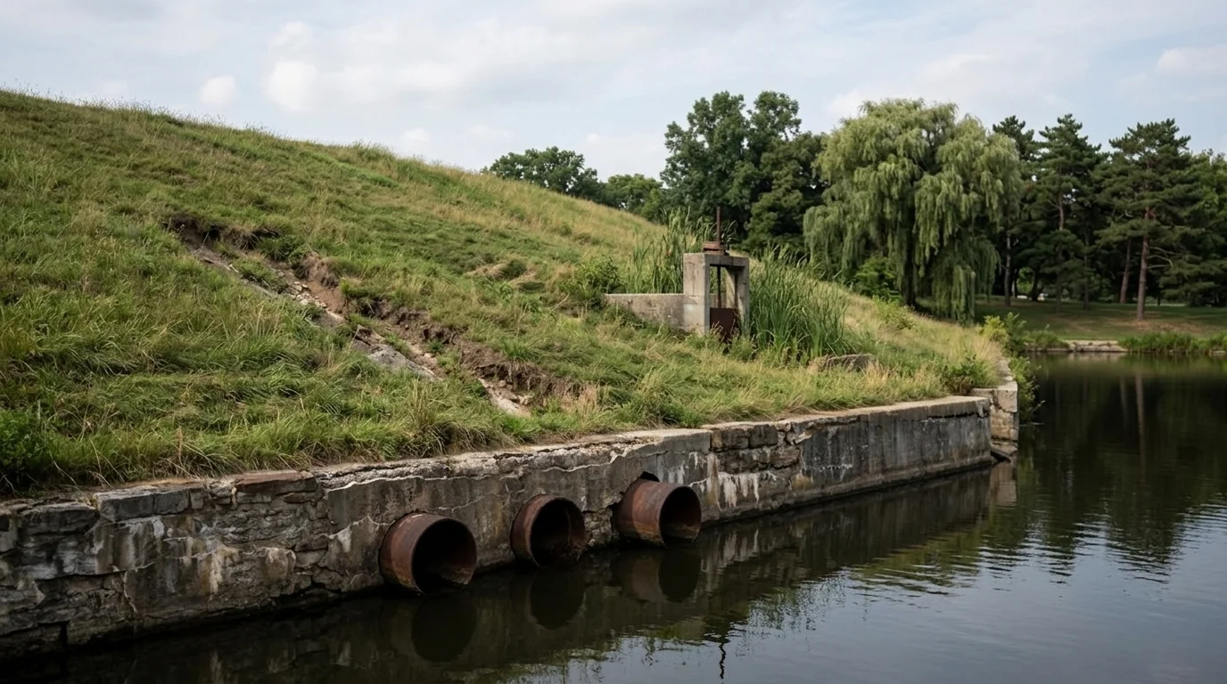 Cumberland County Tries Again to Shore Up Bridgeton Dam After Neighboring Lake Drained Dry