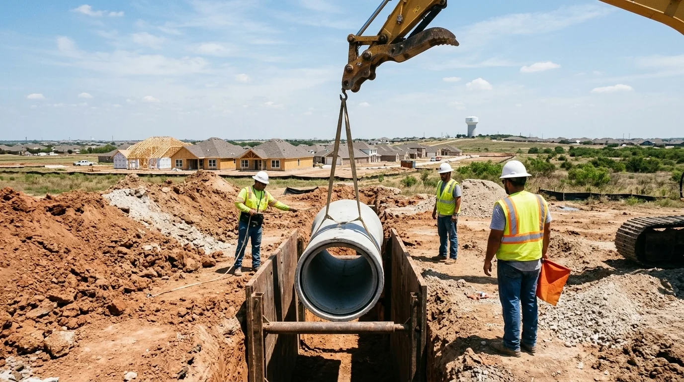 College Station Pushes Forward on Sewer Line to Unlock Northeast Growth