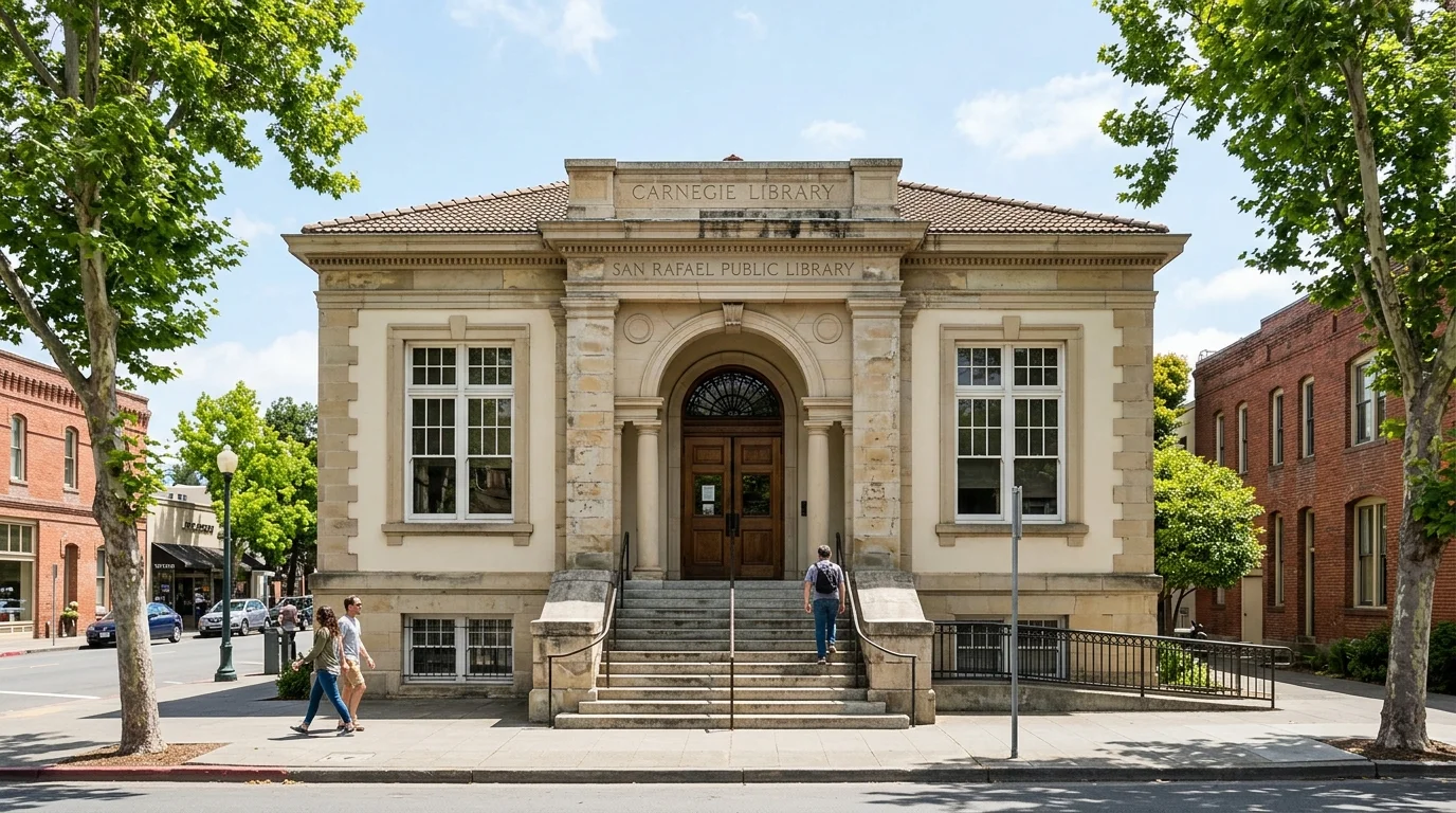 San Rafael Plans 43,700-Square-Foot Library and Community Center to Replace 1909 Carnegie Building