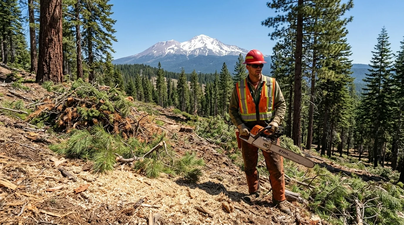 Mt. Shasta Communities Get Second Round of Wildfire Forest Thinning