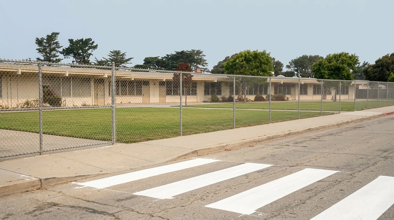 California Schools Are Suddenly Buying Fences and Crosswalks at the Same Time