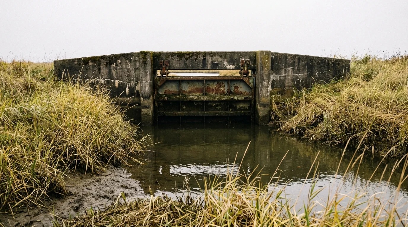 Oregon Coast Moving to Remove Tide Gate, Restore Gallagher Slough Wetlands