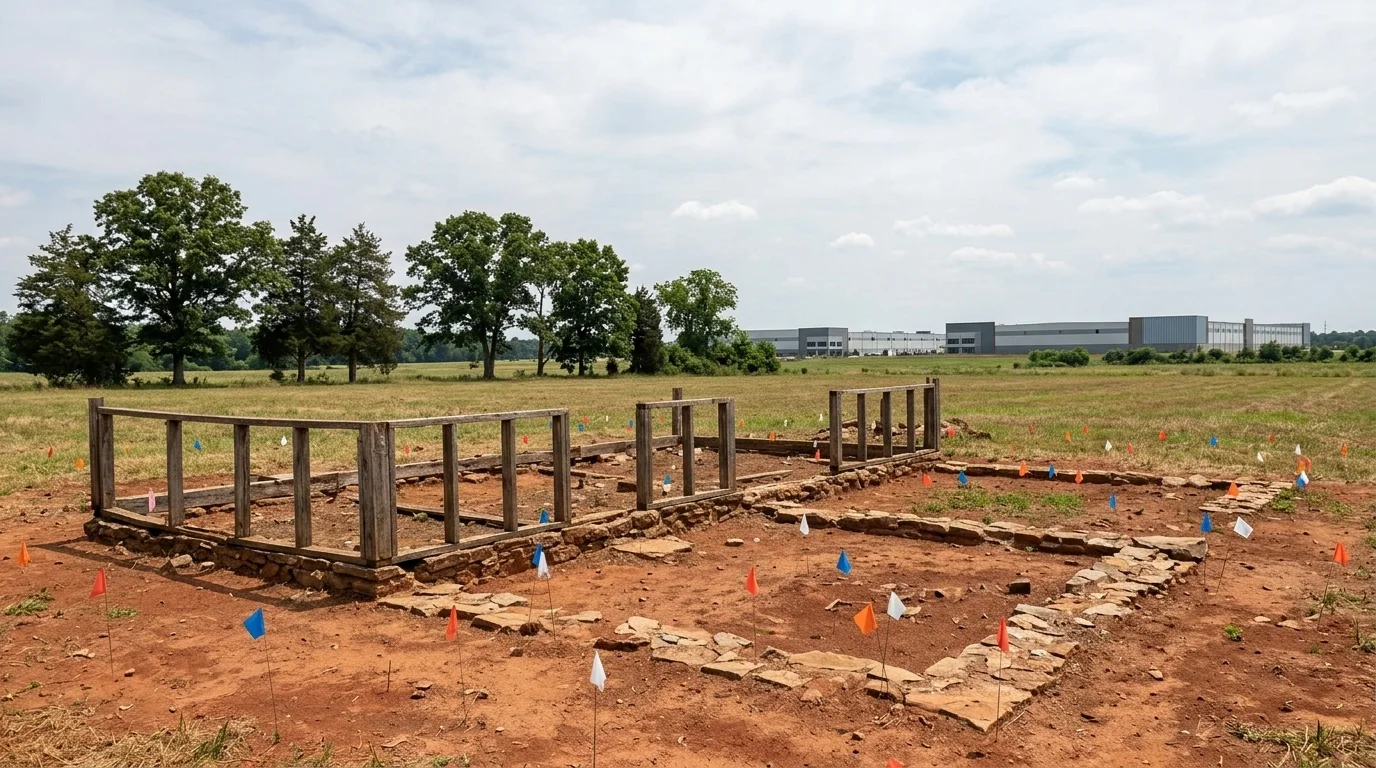 Loudoun County, Va., Building Reconstructed Enslaved Quarters at Historic Arcola Site