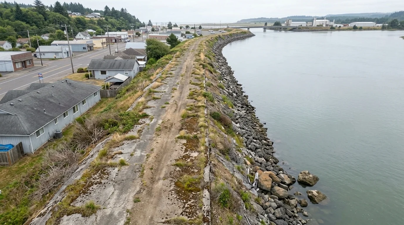 Reedsport, Ore. Moves to Modernize Aging Levees That Keep Downtown from Flooding