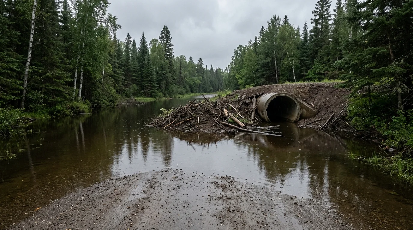 Minnesota's Beaver Boom Is Flooding Its Own Forest Roads