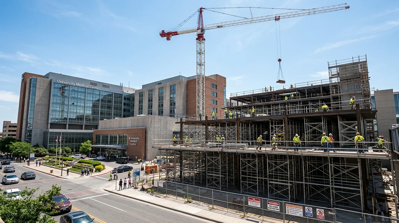 SUNY Moving to Expand a Hospital With New ER, Burn Unit, and Surgery Wing