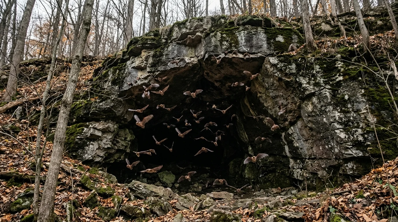 Pennsylvania Racing to Find Surviving Bats Before Winter Closes Cave Doors