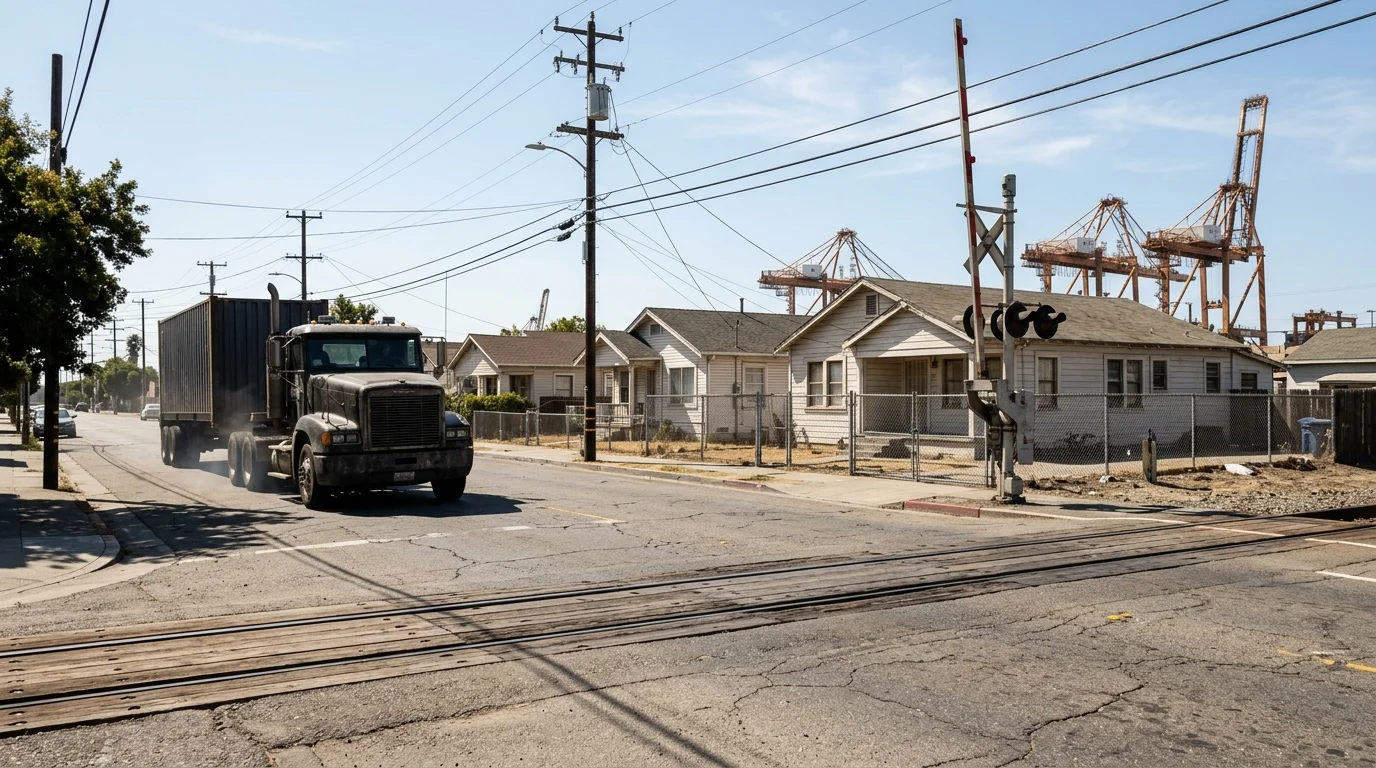 Oakland Moving Port Trucks Out of West Oakland, Adding Rail Crossing Safety