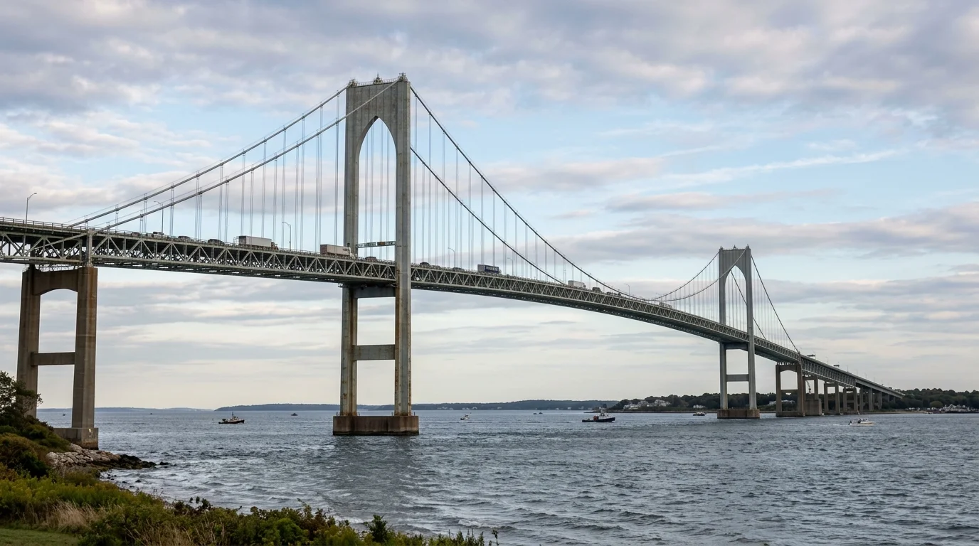Rhode Island Moving to Rehabilitate 56-Year-Old Pell Bridge Across Narragansett Bay