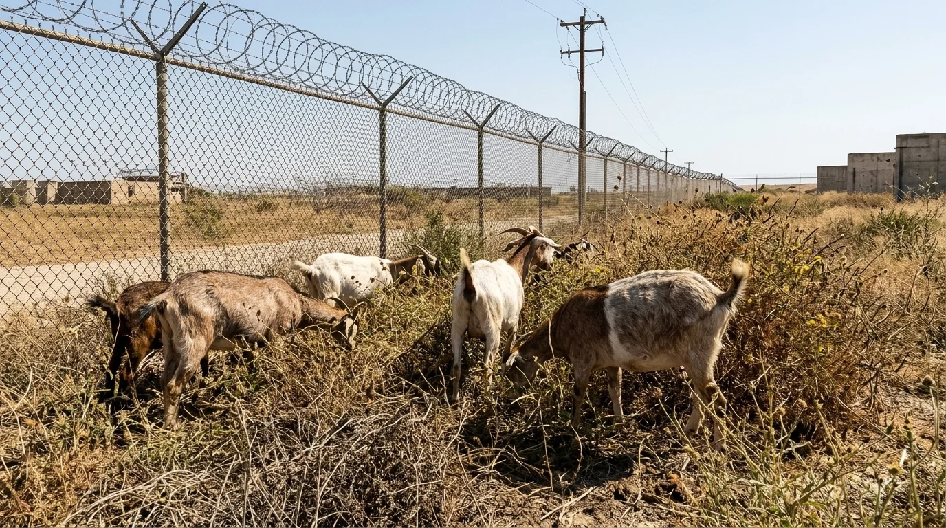 Maryland Military Is Using Goats to Prevent Wildfires on State Bases