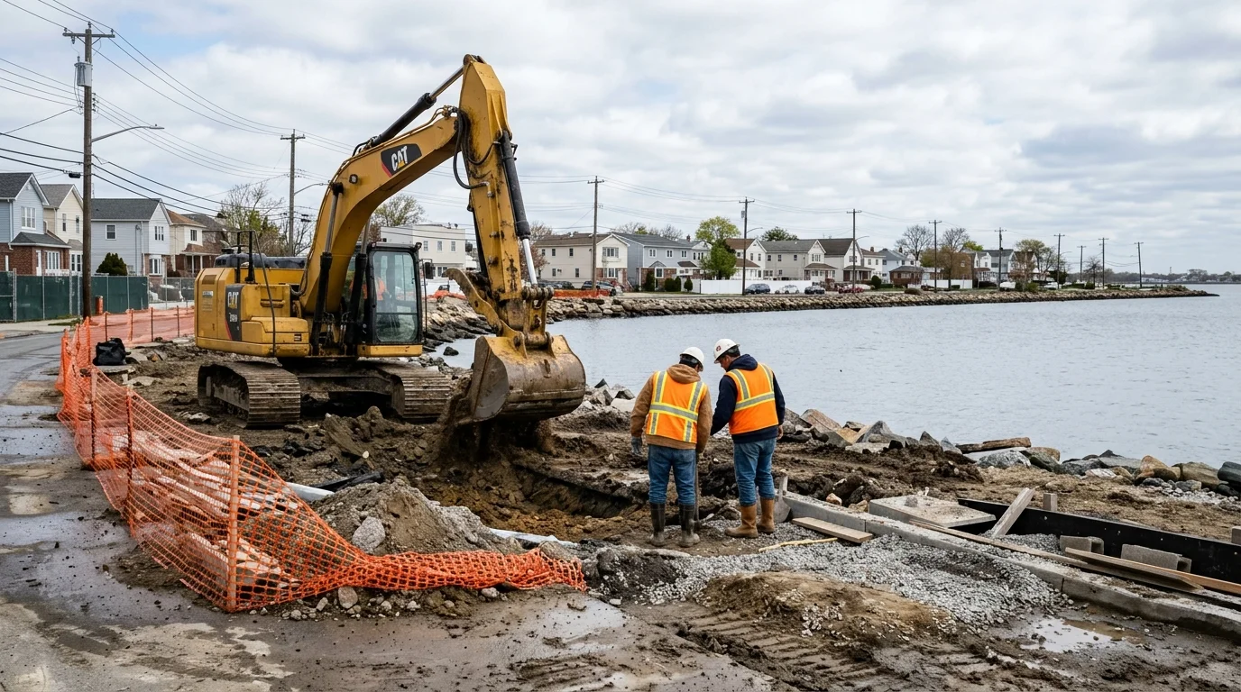 Queens Enters Construction Phase of Long-Awaited Flood Defense Program