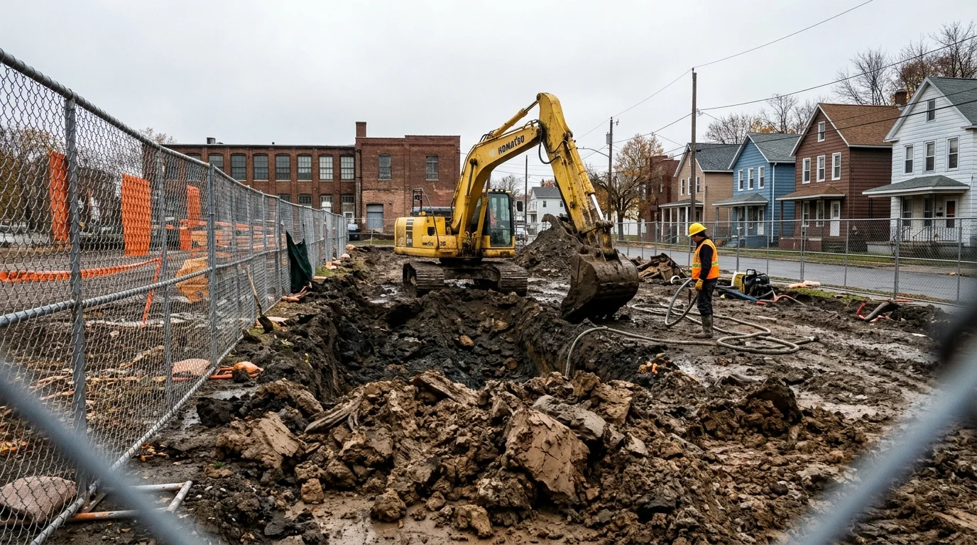 Rome, NY Digs Into Contaminated Soil at Lawrence Street Site