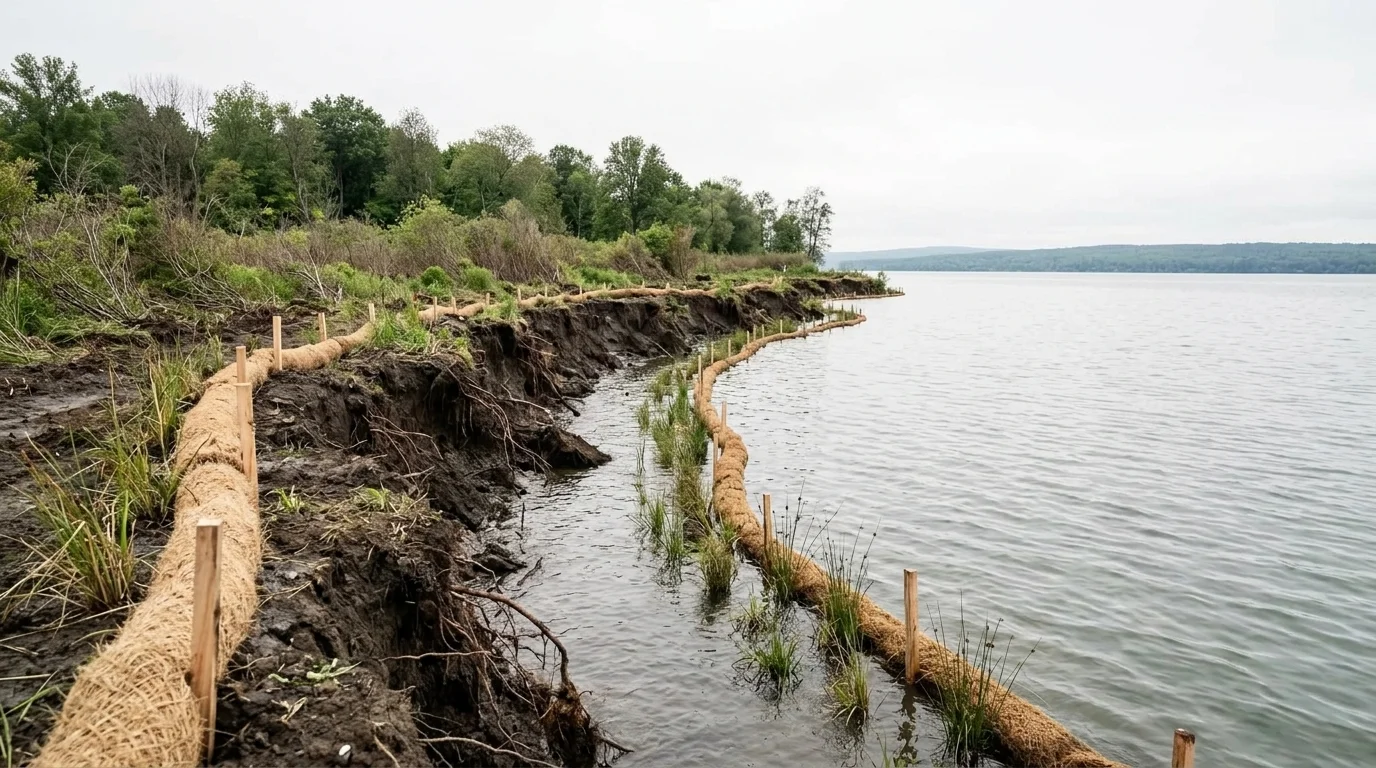 South Hero Land Trust Bets on Living Plants to Save an Eroding Lake Champlain Shoreline