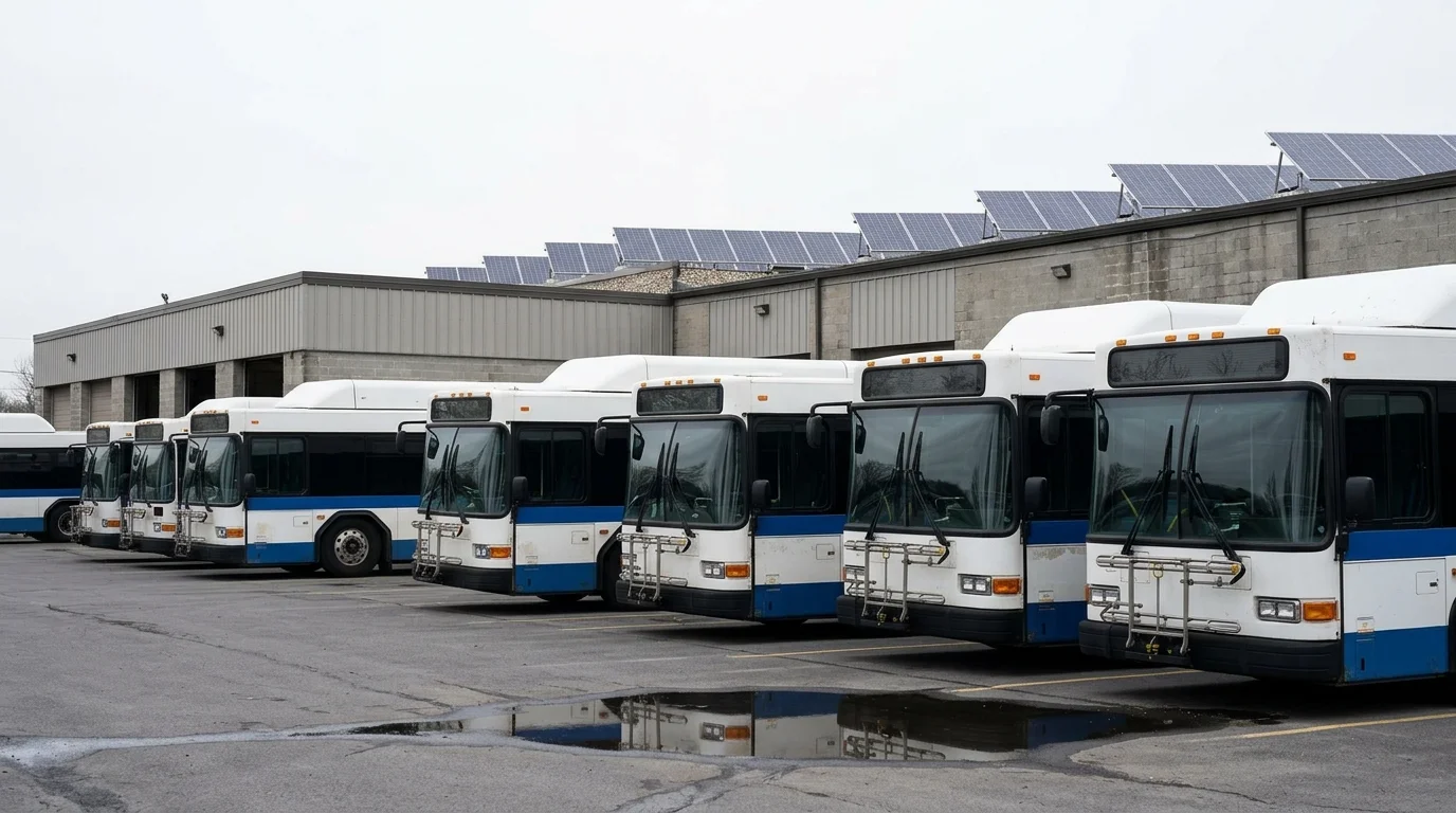 New York's Solar Grant Surge Is Really a Bus Depot Story