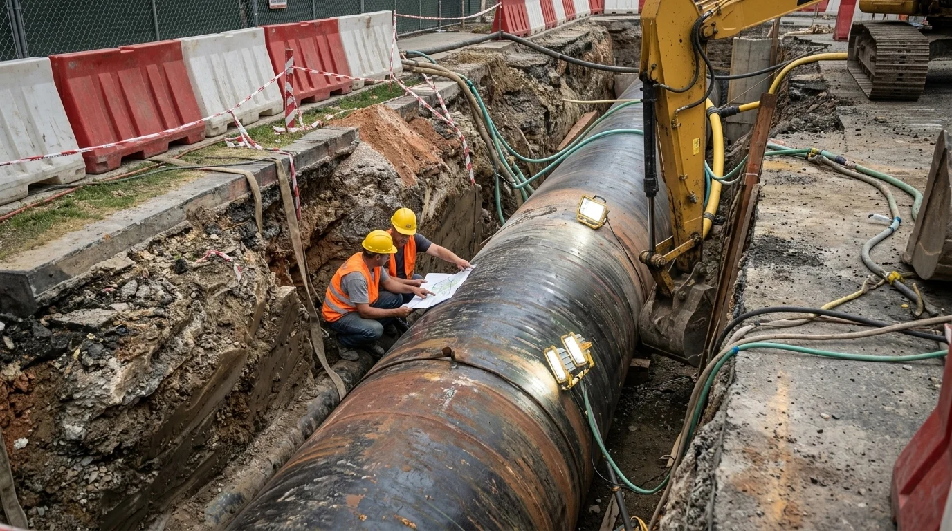 Oklahoma City Rushing Emergency Repair of Major Water Main