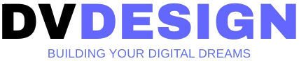 Logo DVDesign a pod je ještě napsané Building Your Digital Dreams