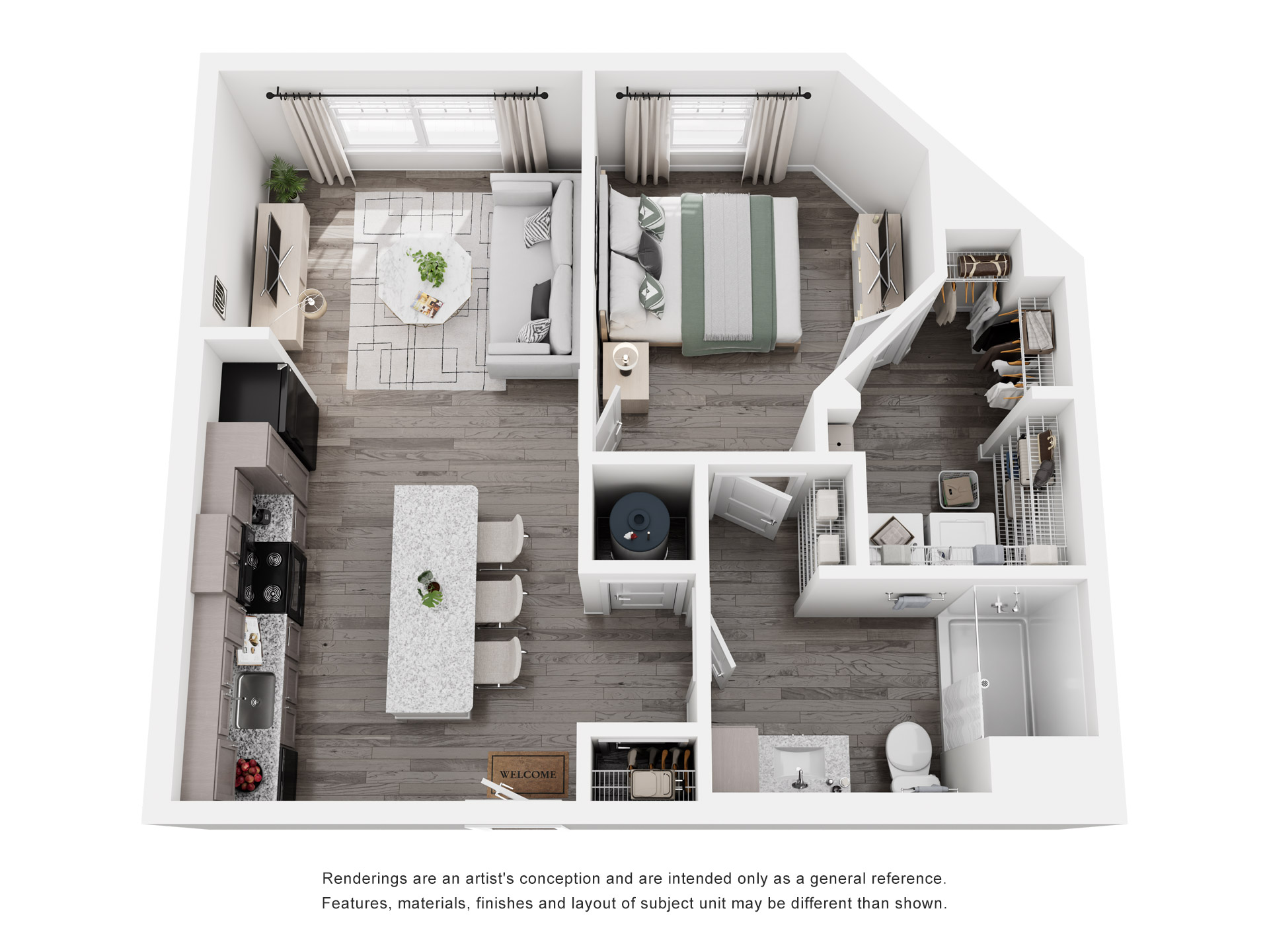 A2 Floor plan layout