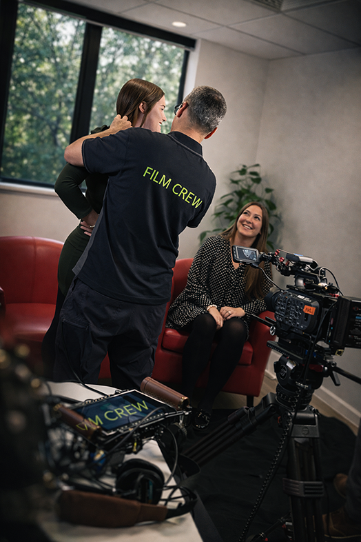 Corporate video production behind the scenes