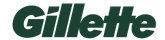 Gillette brand logo text in green.