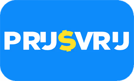 Blue rectangular badge with the word PRJ$VRJ in bold white letters, where the S is replaced by a yellow dollar sign.