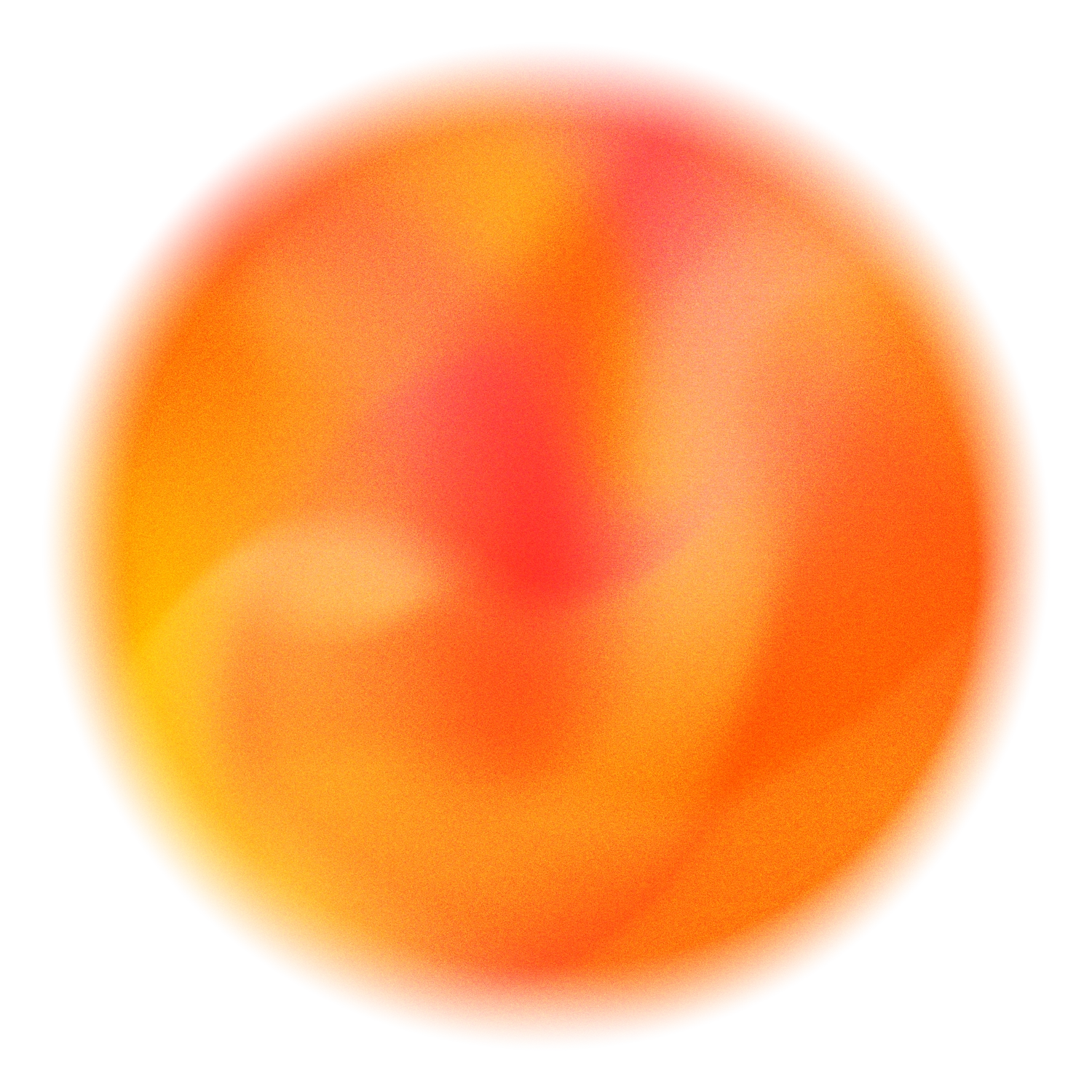 Abstract circular gradient with swirling shades of orange, red, and yellow.