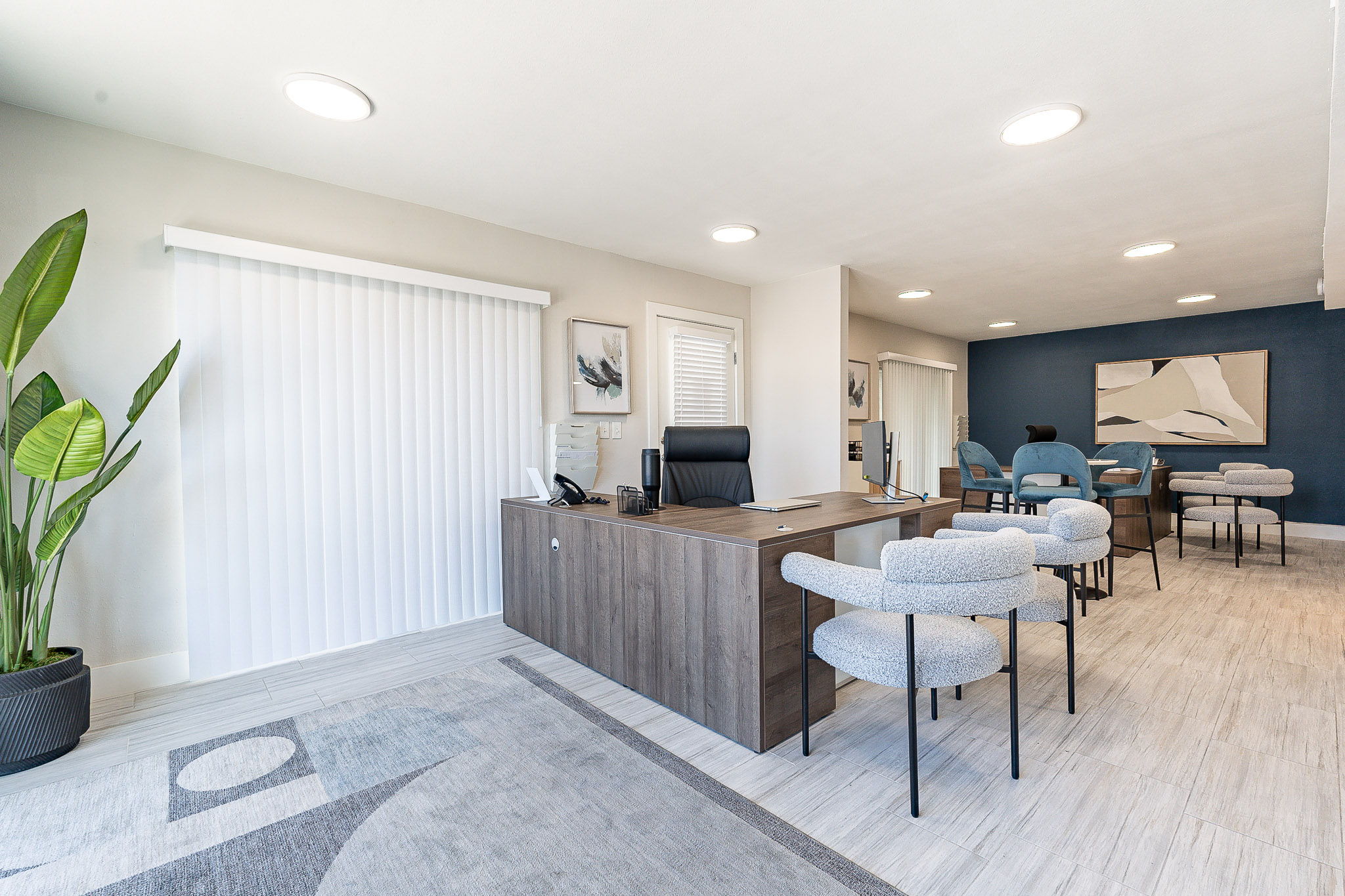 Clubhouse seating area