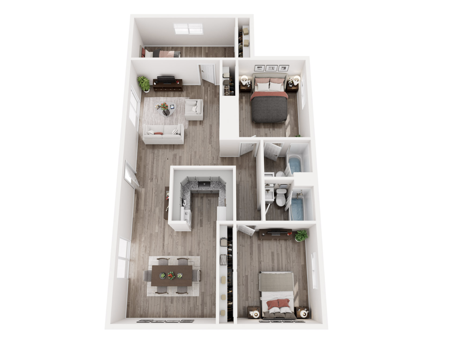 C2 Floor plan layout