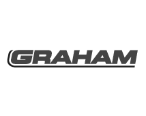 Bold black text spelling GRAHAM with an underline extending from left to right.