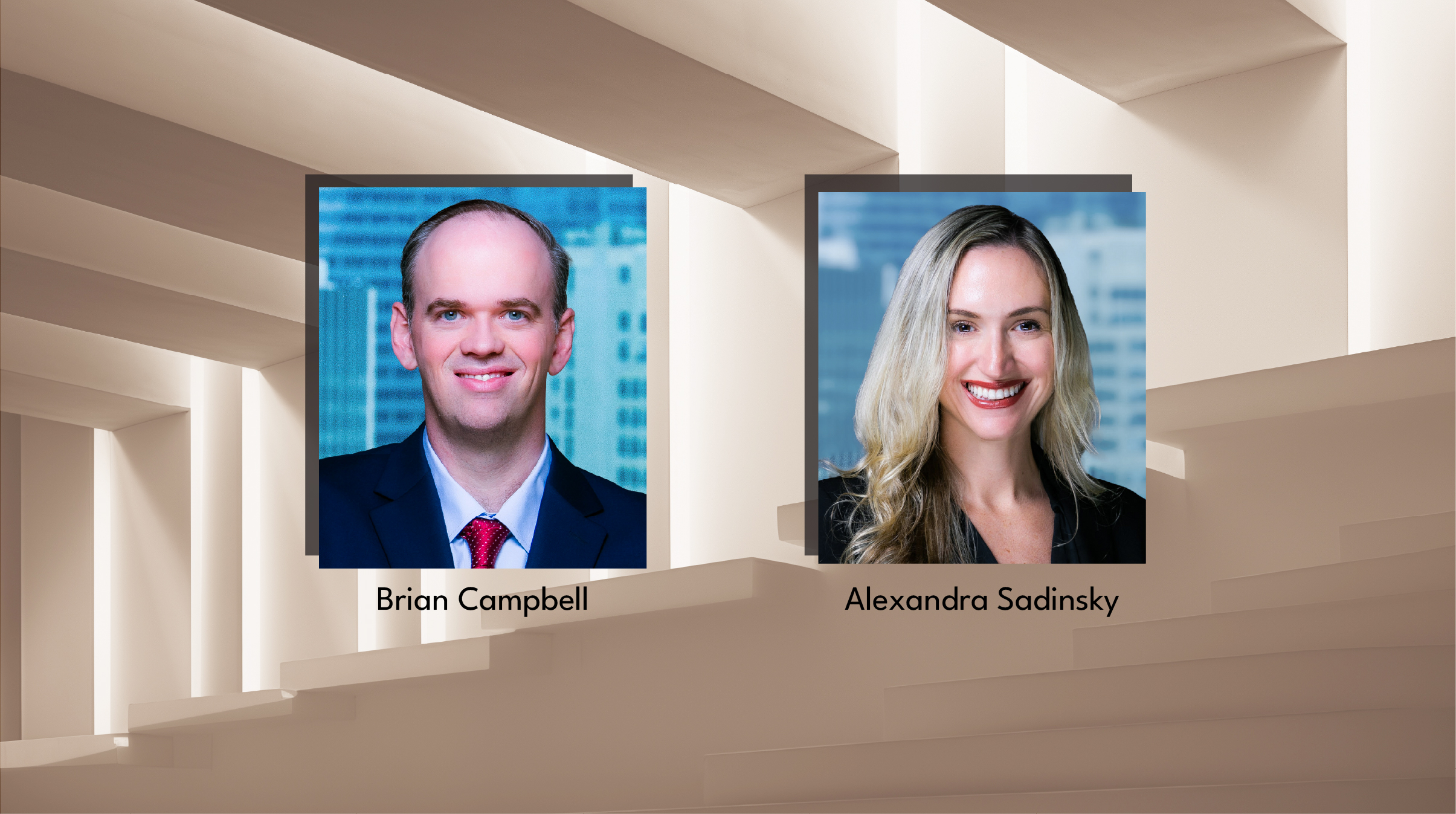 Brian Campbell and Alexandra Sadinsky